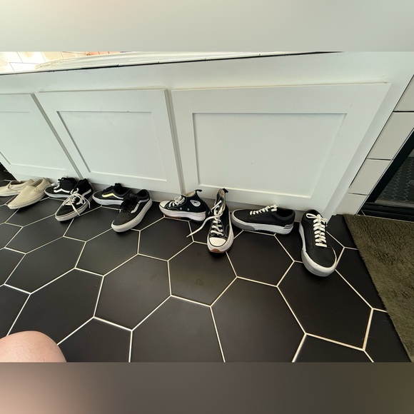 Black and White Sneakers lot of 5 - Picture 1 of 6